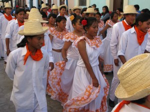 Dancers in Orange and White 2